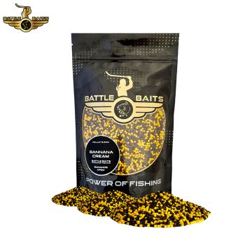Пелети за фидер 2 мм Banana Cream (бананов крем) BB0004 - Battle Baits