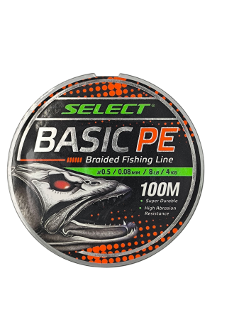 4 Нишково влакно Basic PE 100 м Dark Green #0.5/ 0.08 мм - Select