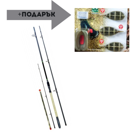 ФИДЕР ВЪДИЦА KAIDA SUPERNATURAL FEEDER 3.60м. 160гр.