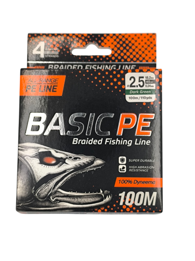 4 Нишково влакно Basic PE 100 м Dark Green #2.5/ 0.24 мм - Select