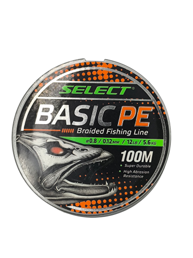 4 Нишково влакно Basic PE 100 м Dark Green #0.8/ 0.12 мм - Select