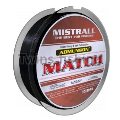 ВЛАКНО ЗА МАЧ РИБОЛОВ MISTRALL MATCH BLACK 0.16мм. 150м.