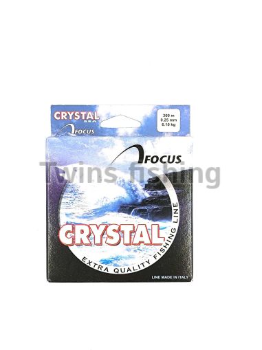 ВЛАКНО ЗА МОРСКИ РИБОЛОВ FOCUS CRYSTAL 0.25мм. 300м.