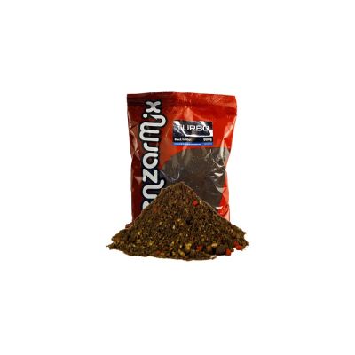 ЗАХРАНКА BENZAR MIX TURBO FEEDER BLACK HALIBUT 800гр.