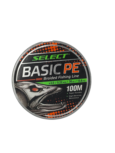 4 Нишково влакно Basic PE 100 м Dark Green #2.0/ 0.22 мм - Select