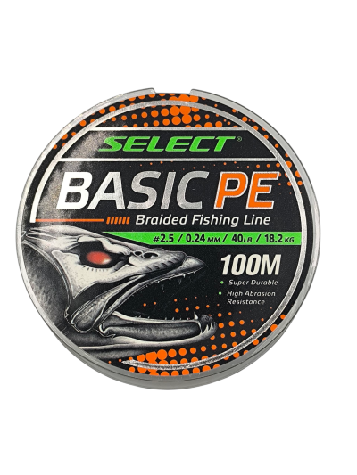4 Нишково влакно Basic PE 100 м Dark Green #2.5/ 0.24 мм - Select