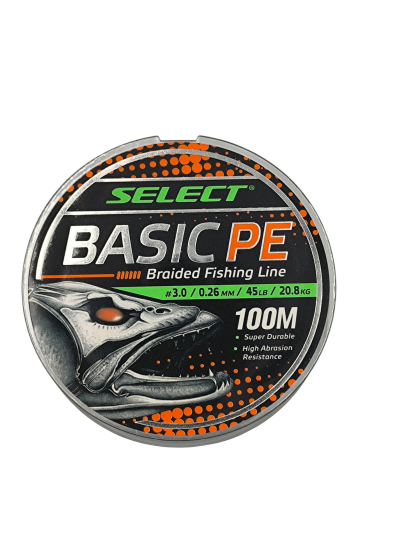 4 Нишково влакно Basic PE 100 м Dark Green #3.0/ 0.26 мм - Select