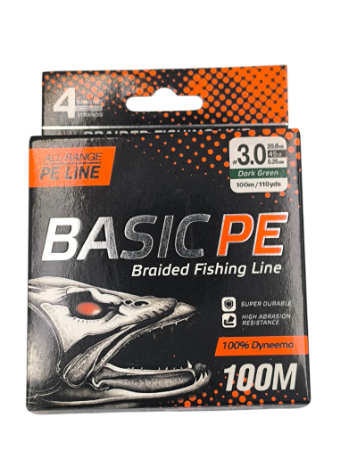 4 Нишково влакно Basic PE 100 м Dark Green #3.0/ 0.26 мм - Select