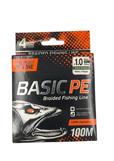 4 Нишково влакно Basic PE 100 м Dark Green #1.0/ 0.14 мм - Select