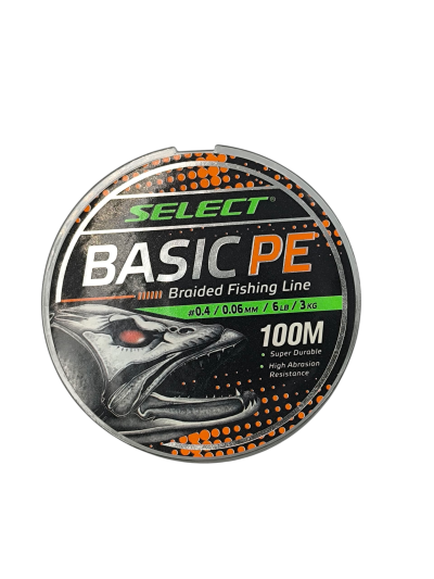4 Нишково влакно Basic PE 100 м Dark Green #0.4/ 0.06 мм - Select