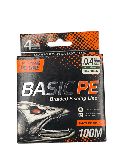 4 Нишково влакно Basic PE 100 м Dark Green #0.4/ 0.06 мм - Select