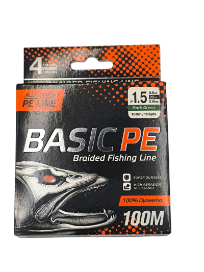 4 Нишково влакно Basic PE 100 м Dark Green #1.5/ 0.18 мм - Select
