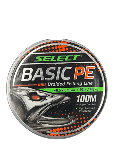 4 Нишково влакно Basic PE 100 м Dark Green #0.6/ 0.10 мм - Select
